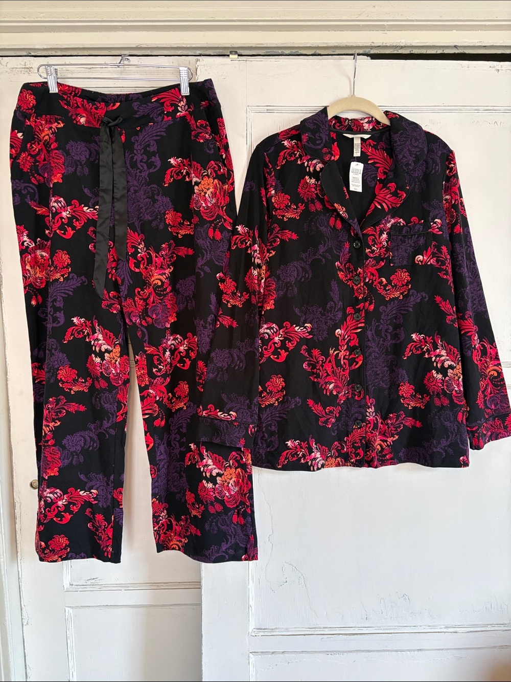NWT SOMA Embrace Long Pajama Set Large
